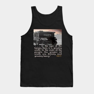 The Grapes of Wrath image and text Tank Top